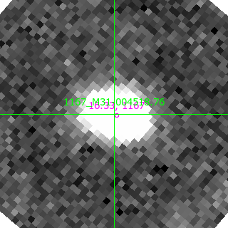 M31-004518.76 in filter R on MJD  58375.120
