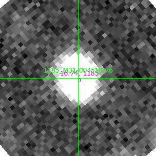 M31-004518.76 in filter V on MJD  58695.340