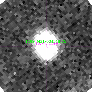 M31-004518.76 in filter V on MJD  58750.130