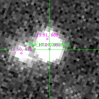 M31-004526.62 in filter B on MJD  57633.350