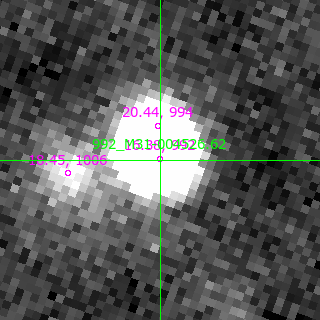 M31-004526.62 in filter R on MJD  57633.350