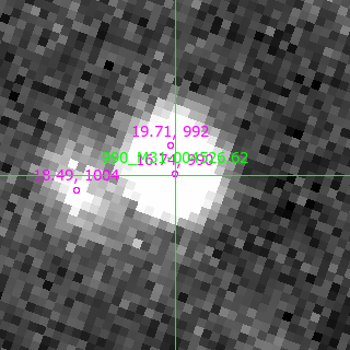 M31-004526.62 in filter V on MJD  57633.350