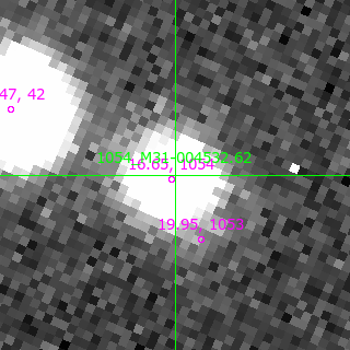 M31-004532.62 in filter B on MJD  57958.290