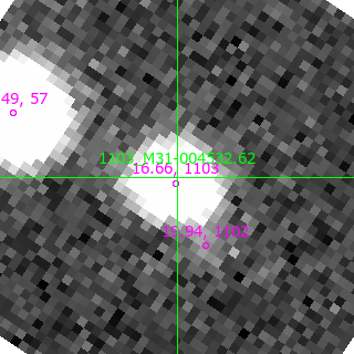 M31-004532.62 in filter B on MJD  58312.290
