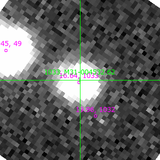 M31-004532.62 in filter B on MJD  58341.230