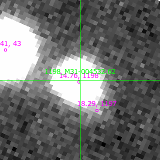 M31-004532.62 in filter I on MJD  57958.290