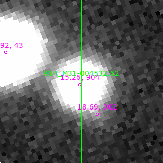 M31-004532.62 in filter R on MJD  60498.300