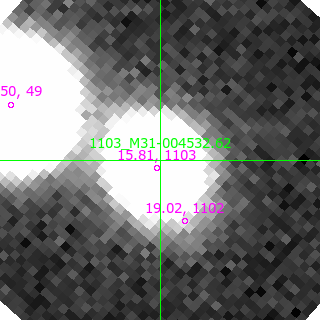 M31-004532.62 in filter V on MJD  58403.080