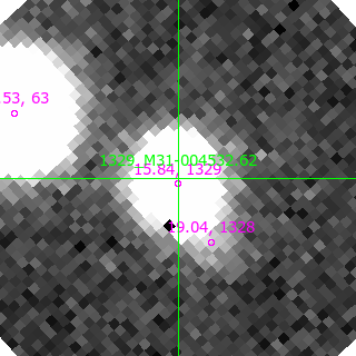 M31-004532.62 in filter V on MJD  58671.380