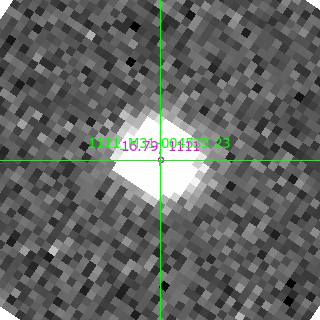M31-004535.23 in filter B on MJD  58312.290