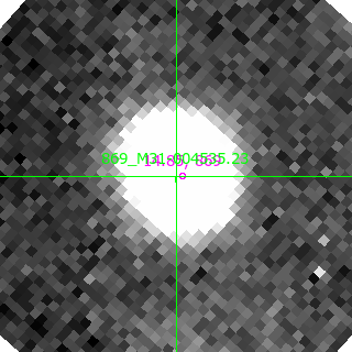 M31-004535.23 in filter I on MJD  58403.080
