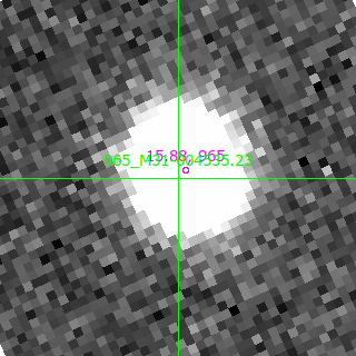 M31-004535.23 in filter V on MJD  60251.080