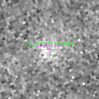 M33-013242.26 in filter B on MJD  60592.130