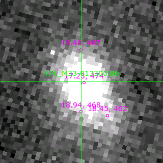 M33-013300.86 in filter B on MJD  57310.160