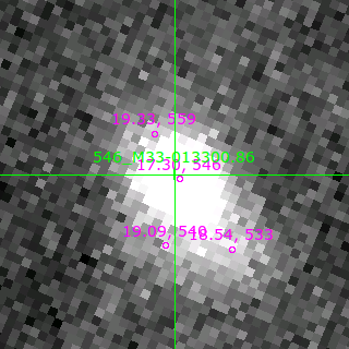 M33-013300.86 in filter B on MJD  58043.110
