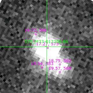 M33-013300.86 in filter B on MJD  58108.090