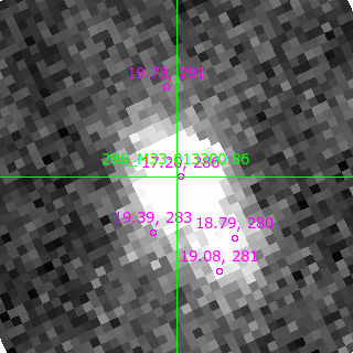 M33-013300.86 in filter B on MJD  60262.170