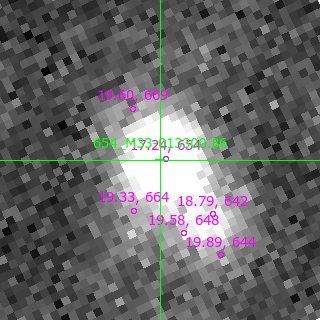 M33-013300.86 in filter B on MJD  60262.170