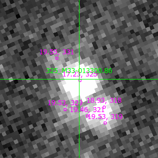 M33-013300.86 in filter B on MJD  60342.110