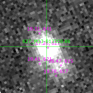 M33-013300.86 in filter B on MJD  60562.270