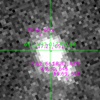 M33-013300.86 in filter B on MJD  60651.190