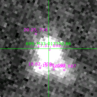 M33-013300.86 in filter V on MJD  57964.400