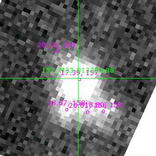 M33-013300.86 in filter V on MJD  57988.410