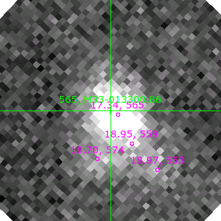 M33-013300.86 in filter V on MJD  58433.020
