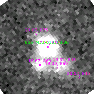 M33-013300.86 in filter V on MJD  58784.140