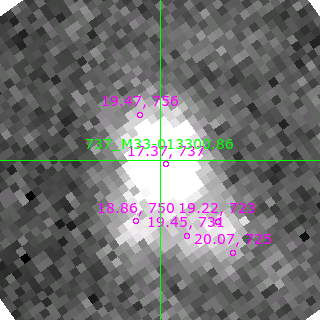 M33-013300.86 in filter V on MJD  58812.200