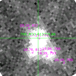 M33-013300.86 in filter V on MJD  59082.350