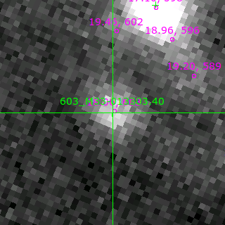 M33-013303.40 in filter B on MJD  58043.130