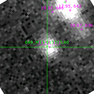 M33-013303.40 in filter B on MJD  59081.340