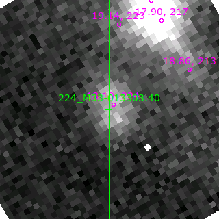 M33-013303.40 in filter B on MJD  59171.150