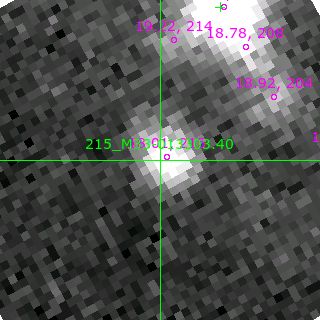 M33-013303.40 in filter B on MJD  59227.140