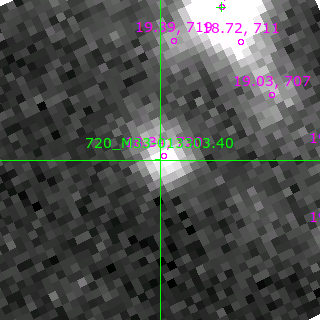 M33-013303.40 in filter B on MJD  59904.150