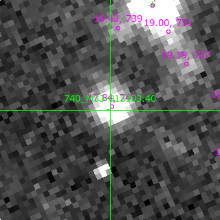 M33-013303.40 in filter B on MJD  60172.400