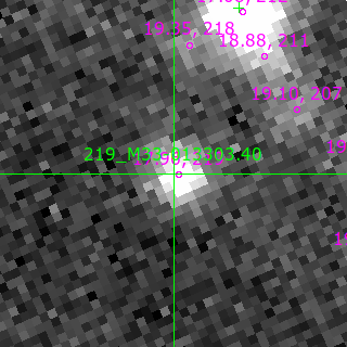 M33-013303.40 in filter B on MJD  60529.400