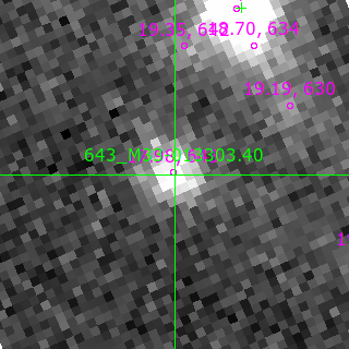 M33-013303.40 in filter B on MJD  60533.410