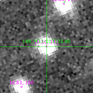 M33-013303.40 in filter I on MJD  60612.170