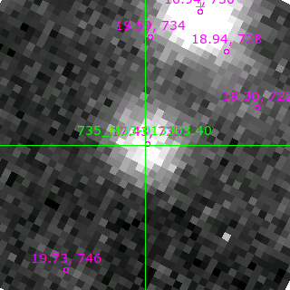 M33-013303.40 in filter V on MJD  58073.220