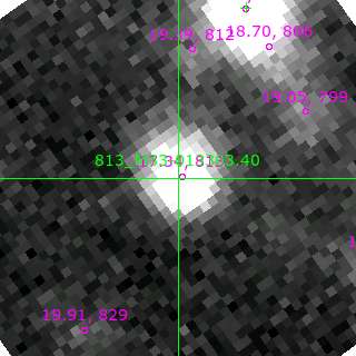 M33-013303.40 in filter V on MJD  58812.200