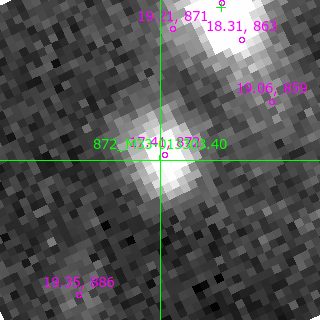 M33-013303.40 in filter V on MJD  59854.190