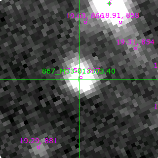 M33-013303.40 in filter V on MJD  59904.150