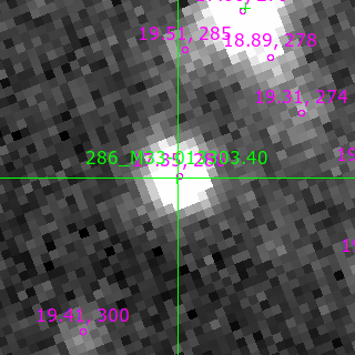 M33-013303.40 in filter V on MJD  60651.200