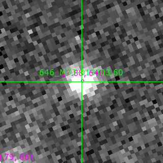 M33-013303.60 in filter B on MJD  60533.410
