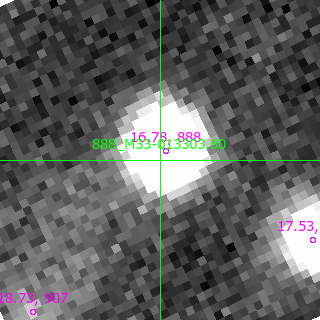 M33-013303.60 in filter R on MJD  60262.180