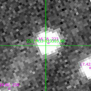 M33-013303.60 in filter R on MJD  60292.230
