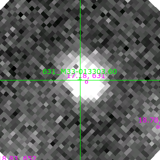 M33-013303.60 in filter V on MJD  58433.020