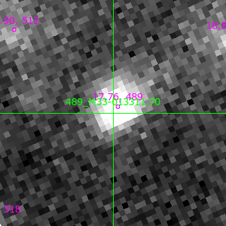M33-013311.70 in filter B on MJD  60290.220